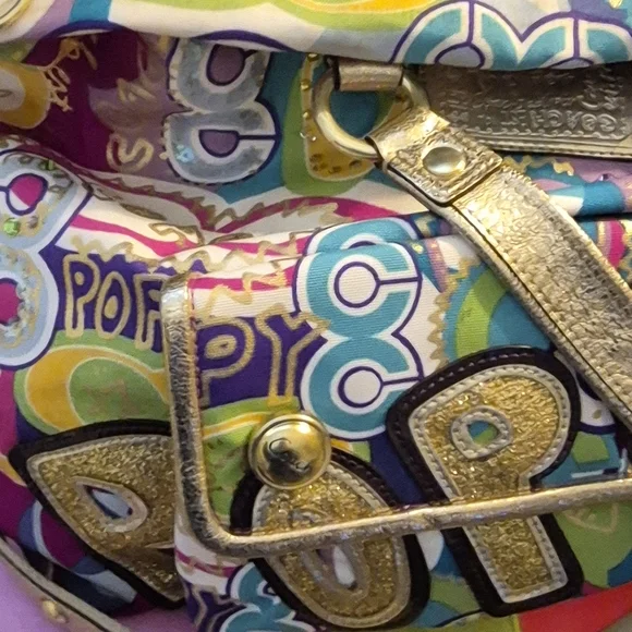 Coach Poppy Spotlight LIMITED Edition Women's Tote Bag EUC - Picture 2 of 16